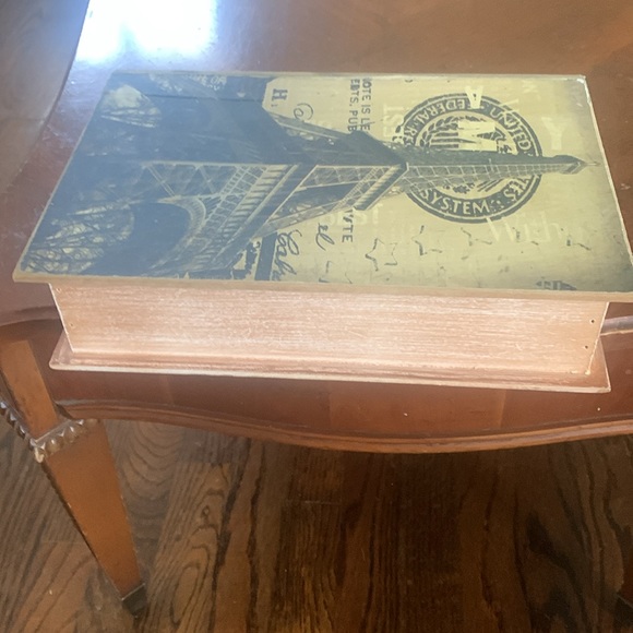 Paris Eiffel Tower Decorative Box Book Storage Theme Decor Decorative Art - Picture 8 of 16